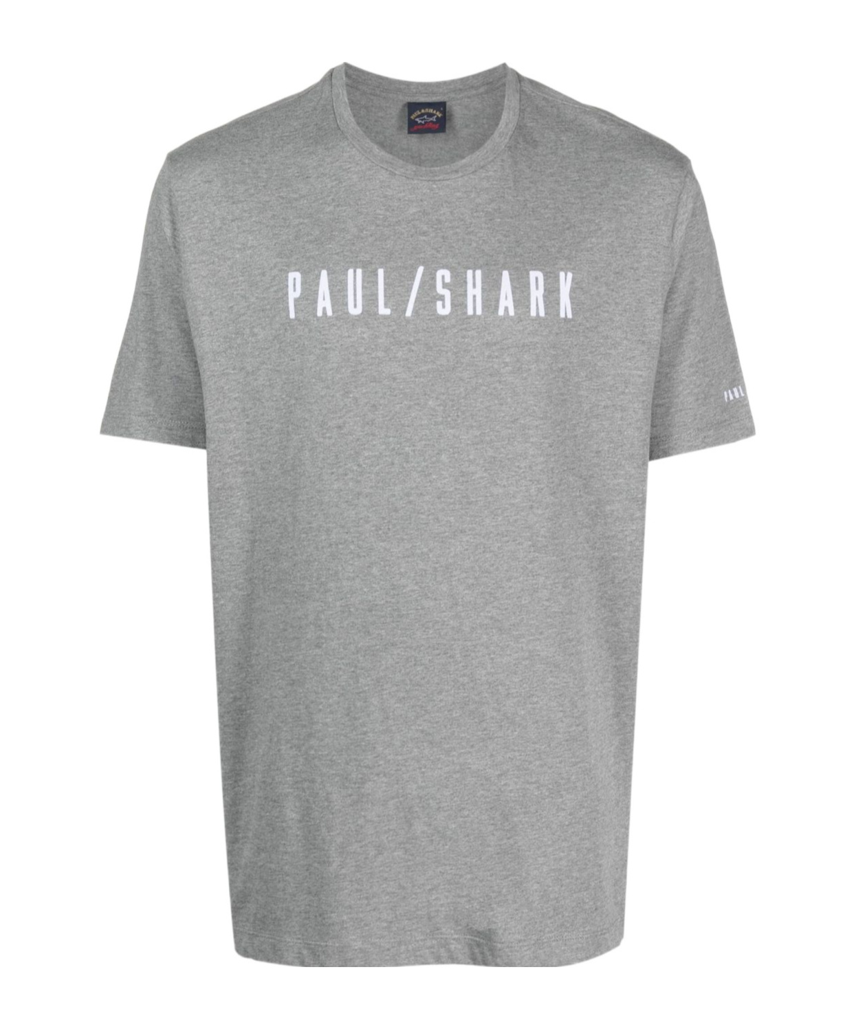 Paul & Shark Crew Neck Lightweight T-shirt In Gray