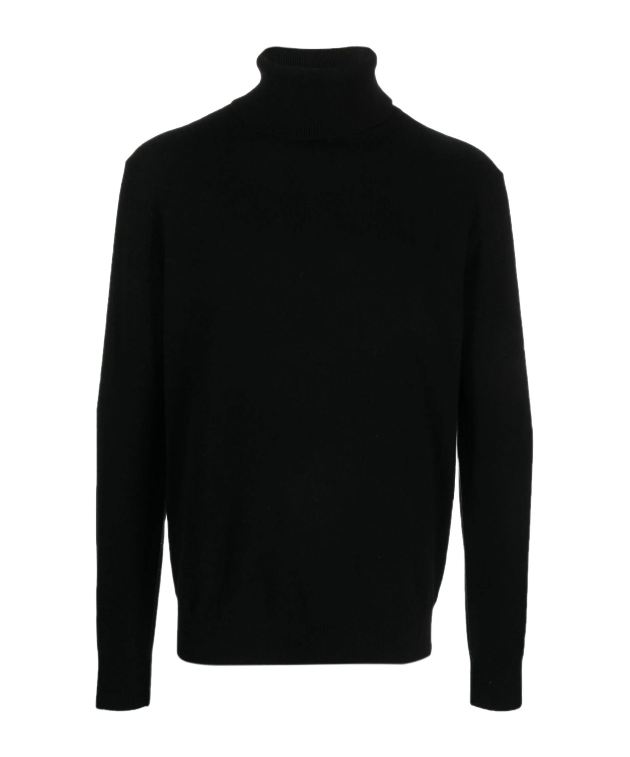 Dondup Roll-neck Fine-knit Jumper In Black