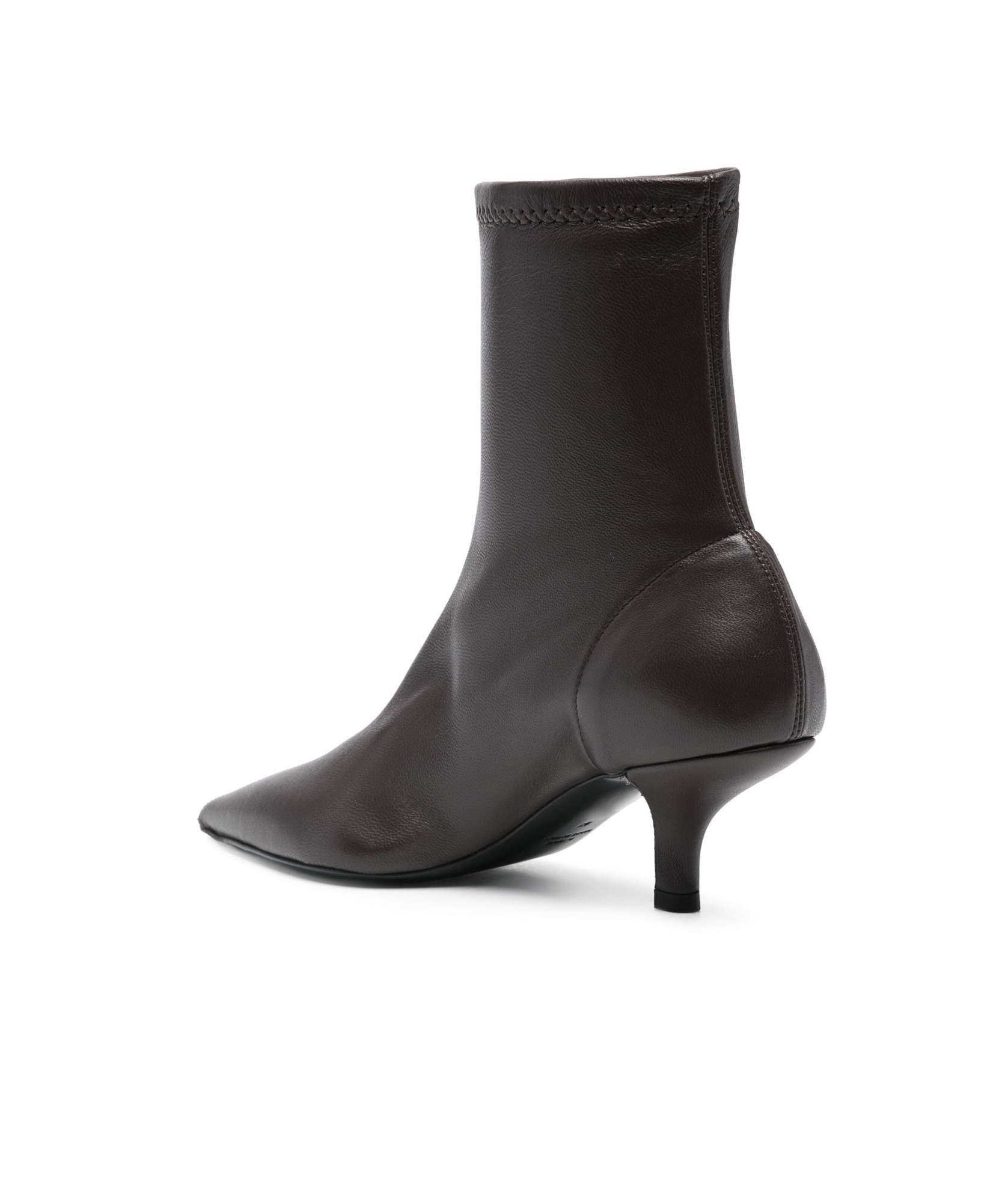 Totême 55mm The Heeled Sock Boots In Black