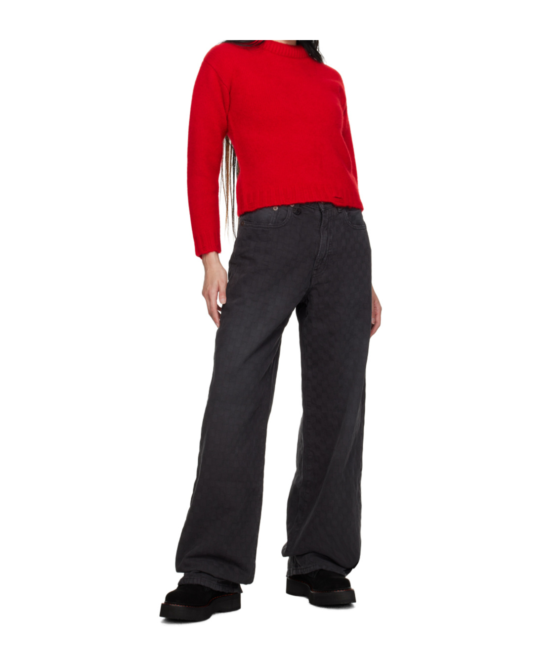 R13 D'arcy Jeans In Black