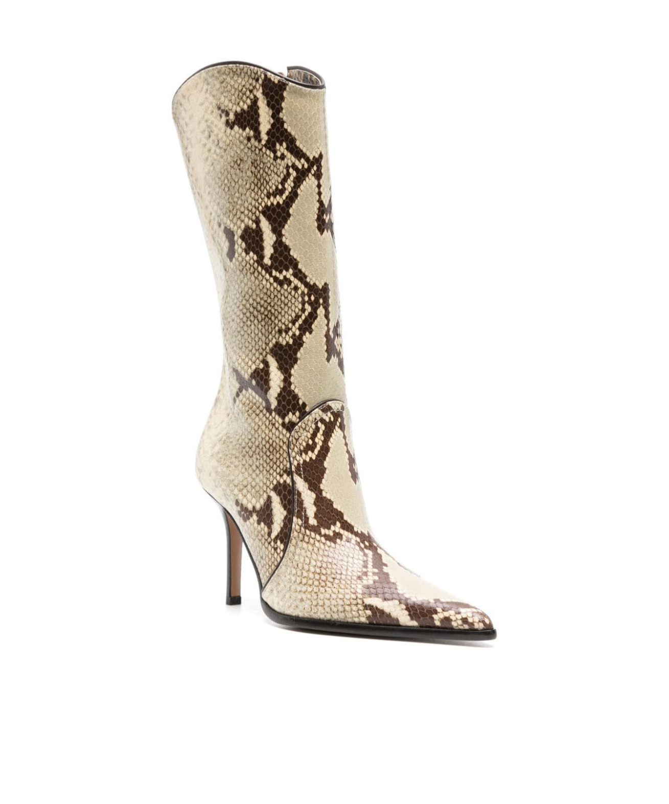 Paris Texas Ashley Midcalf 95 Boot In Nude