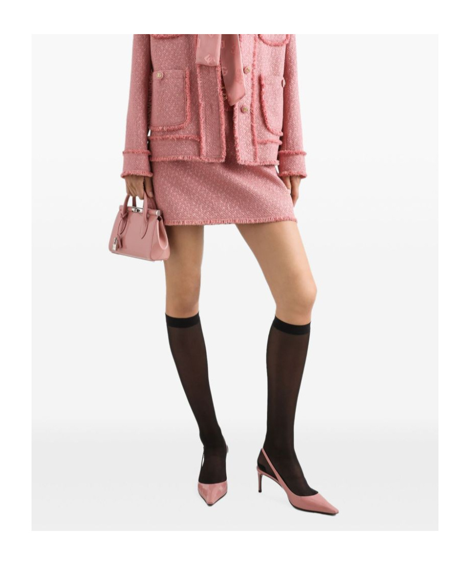 DOLCE & GABBANA DOLCE  GABBANA TWEED MINI SKIRT