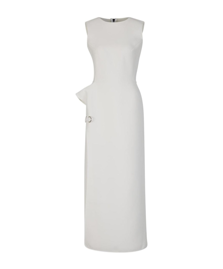 Maticevski Mannerism Midi Dress In White