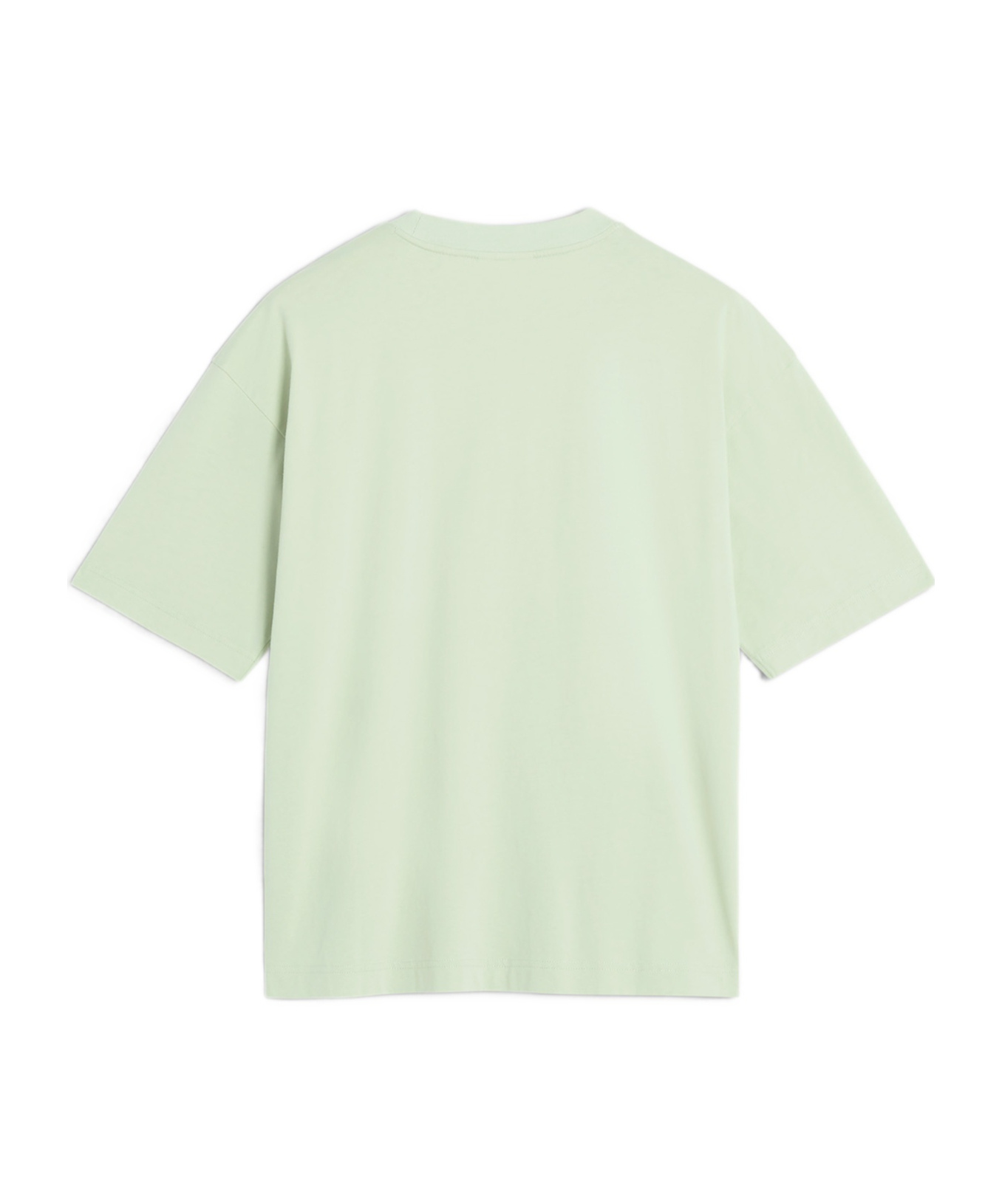 Maison Kitsuné Lady Fox Boxy T-shirt In Green