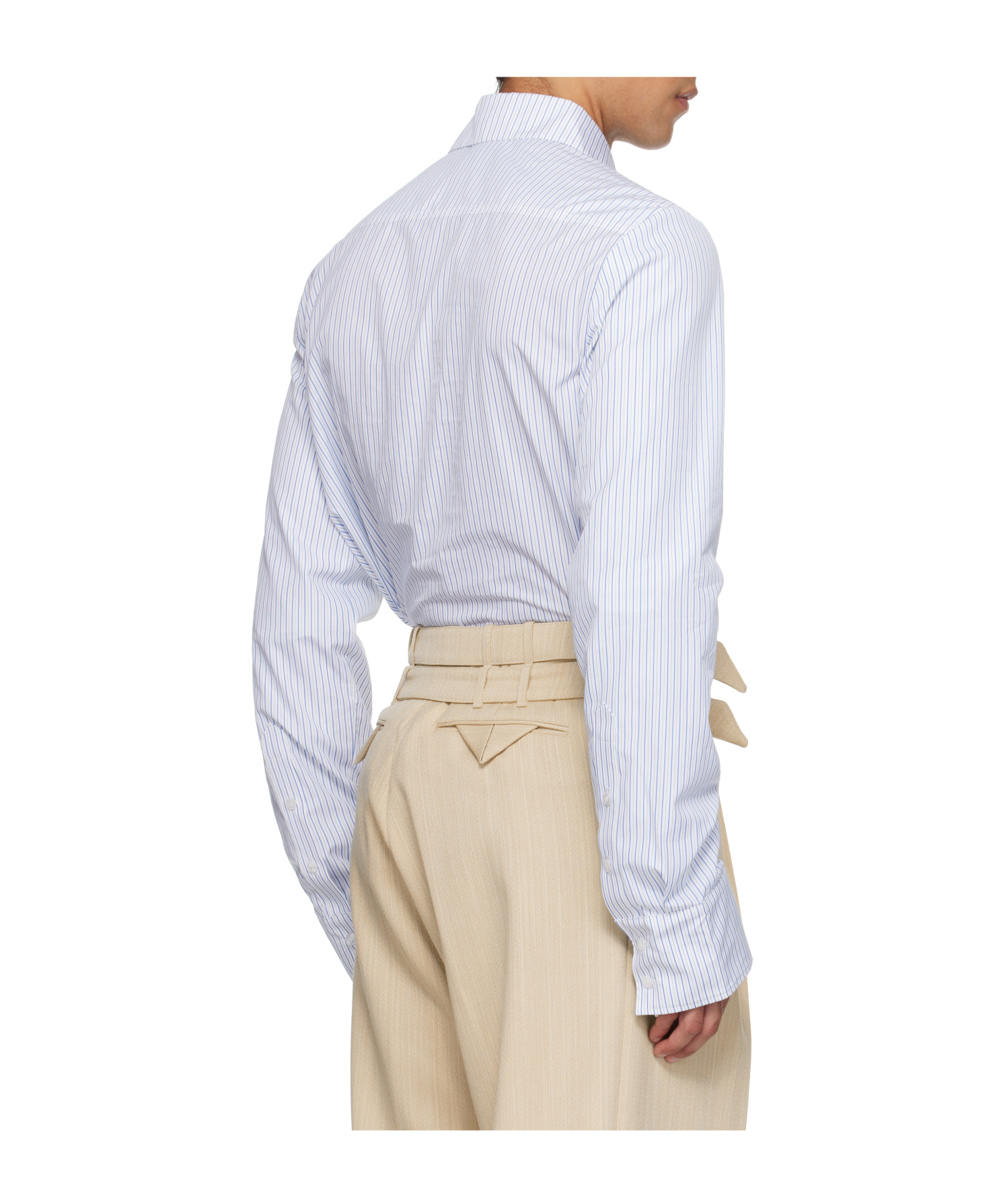 Egonlab Double Sleeves Shirt In White