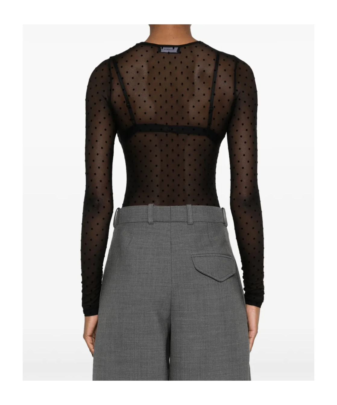 Shop Wardrobe.nyc Polka-dot Bodysuit