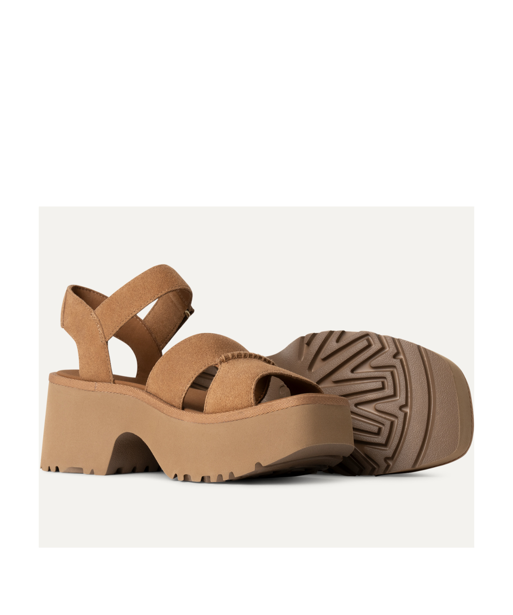 Ugg Sandals Beige In Brown