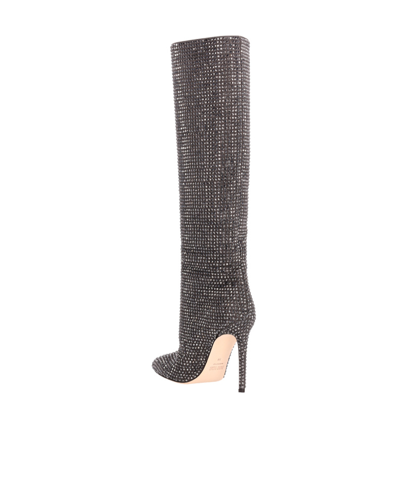 Paris Texas Pointed Boots In Gray