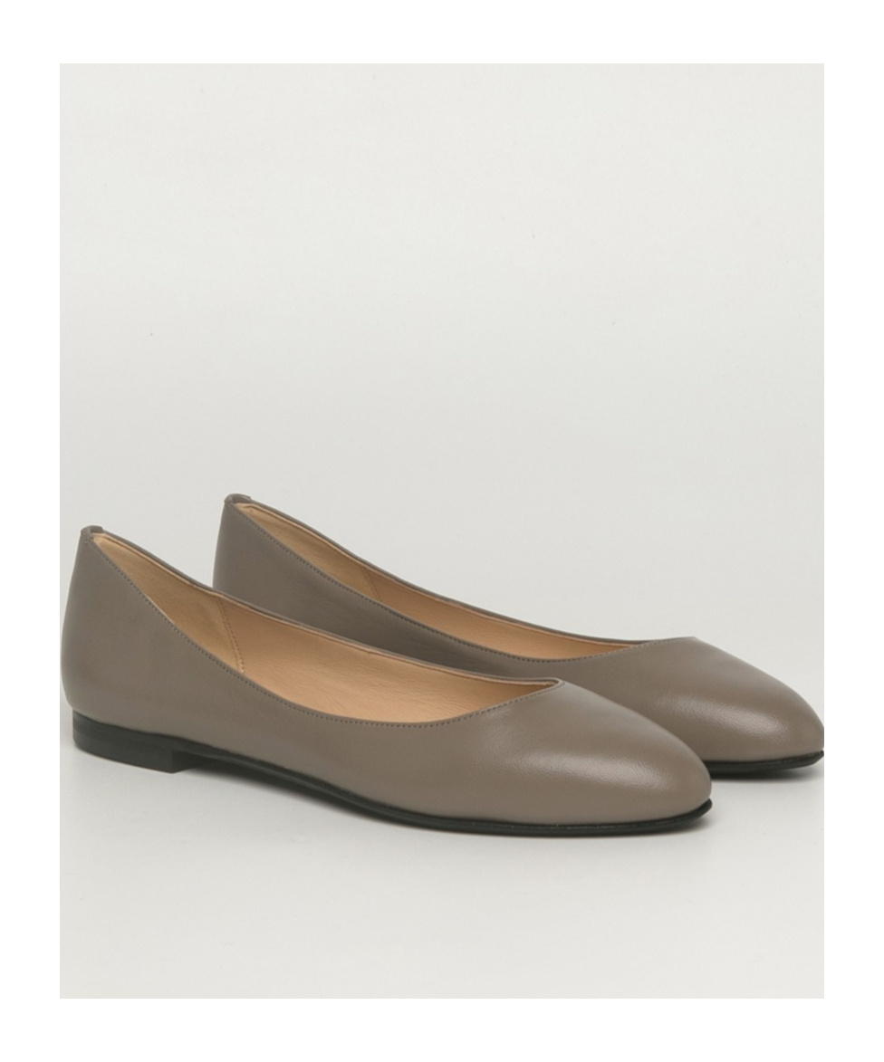 Fabio Rusconi Round Head Ballet Shoes In Green