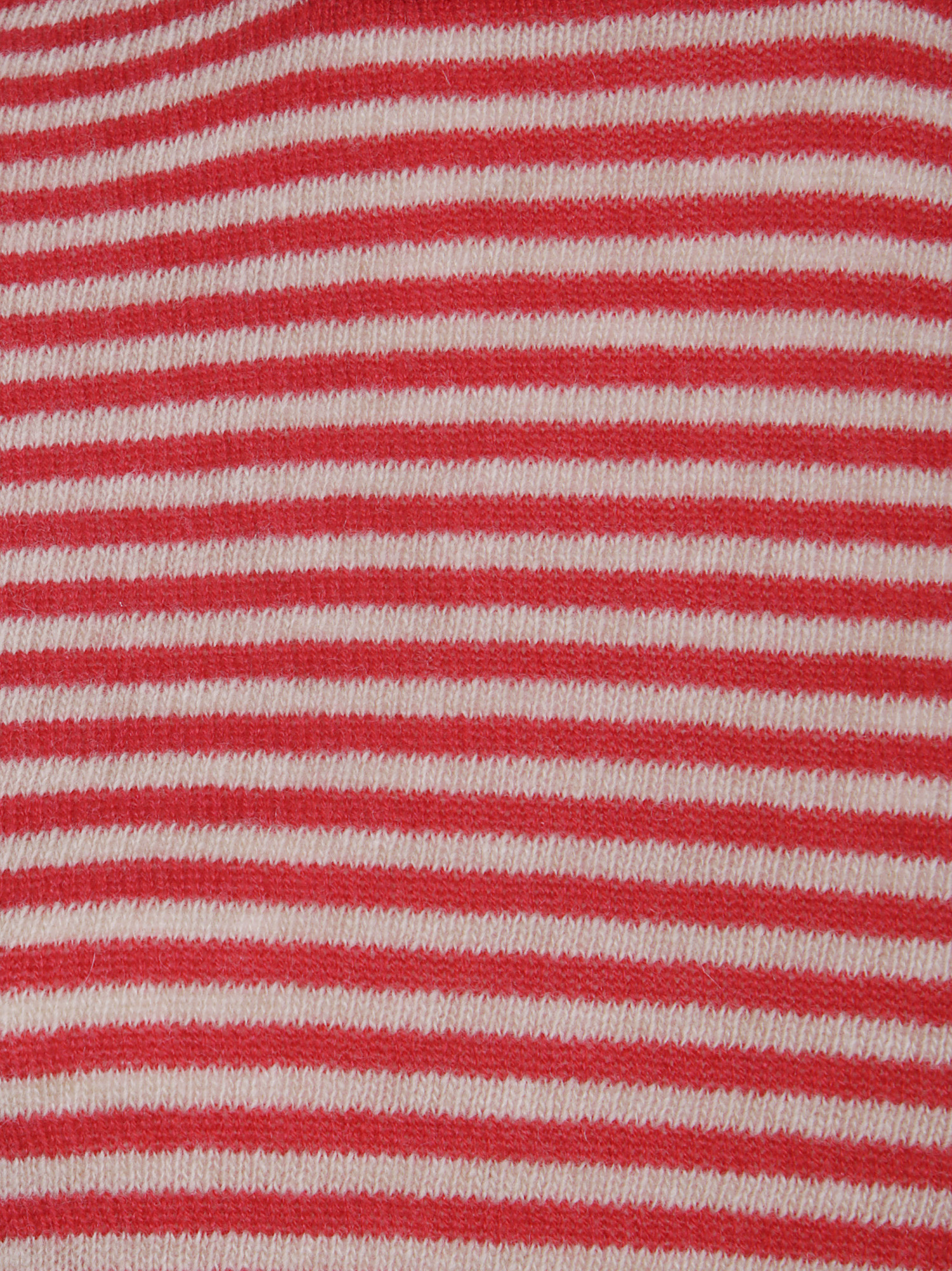 Baserange High-neck Striped Sweater In Red