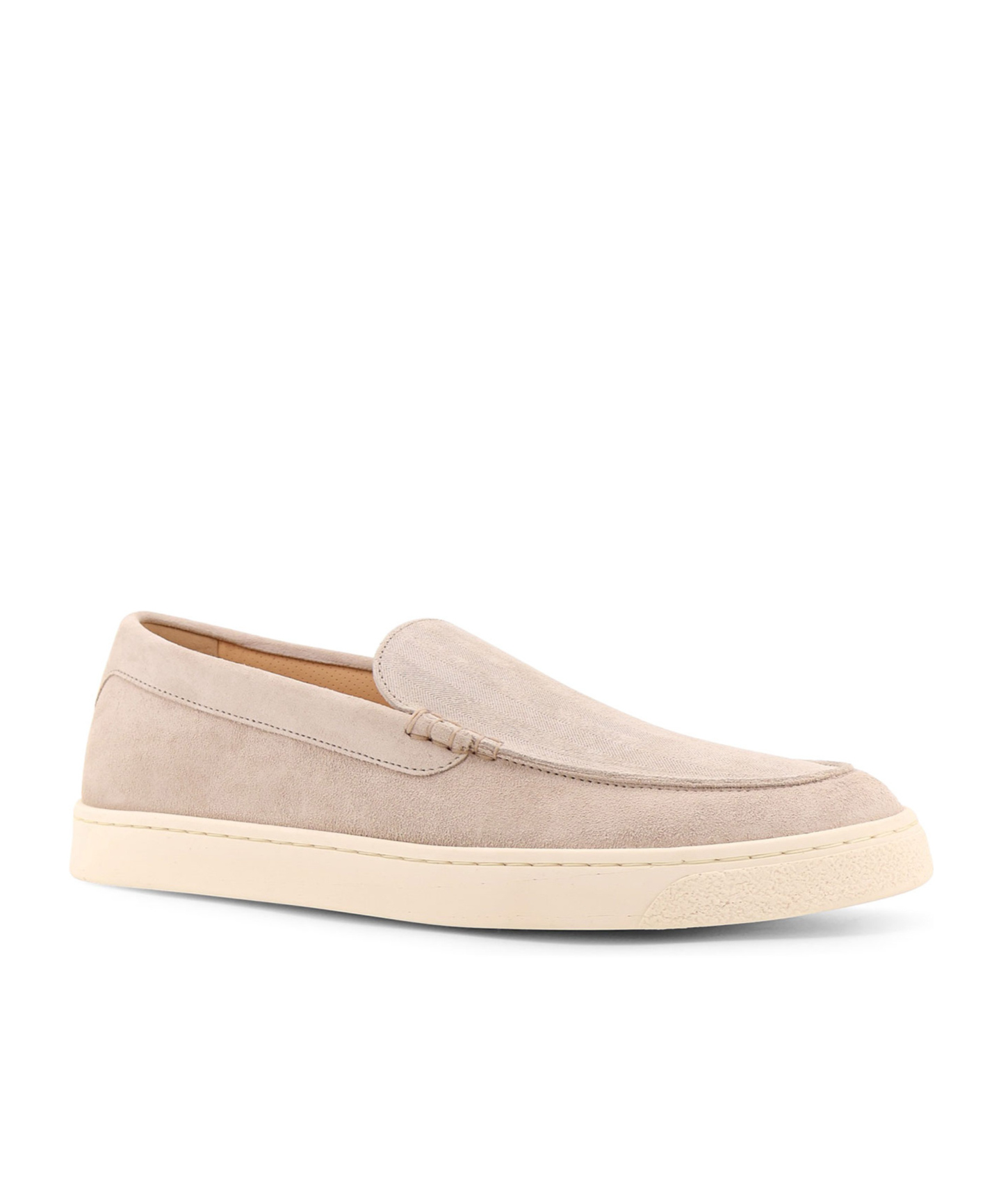 Brunello Cucinelli Round Head Low-cut Casual Shoes In Nude