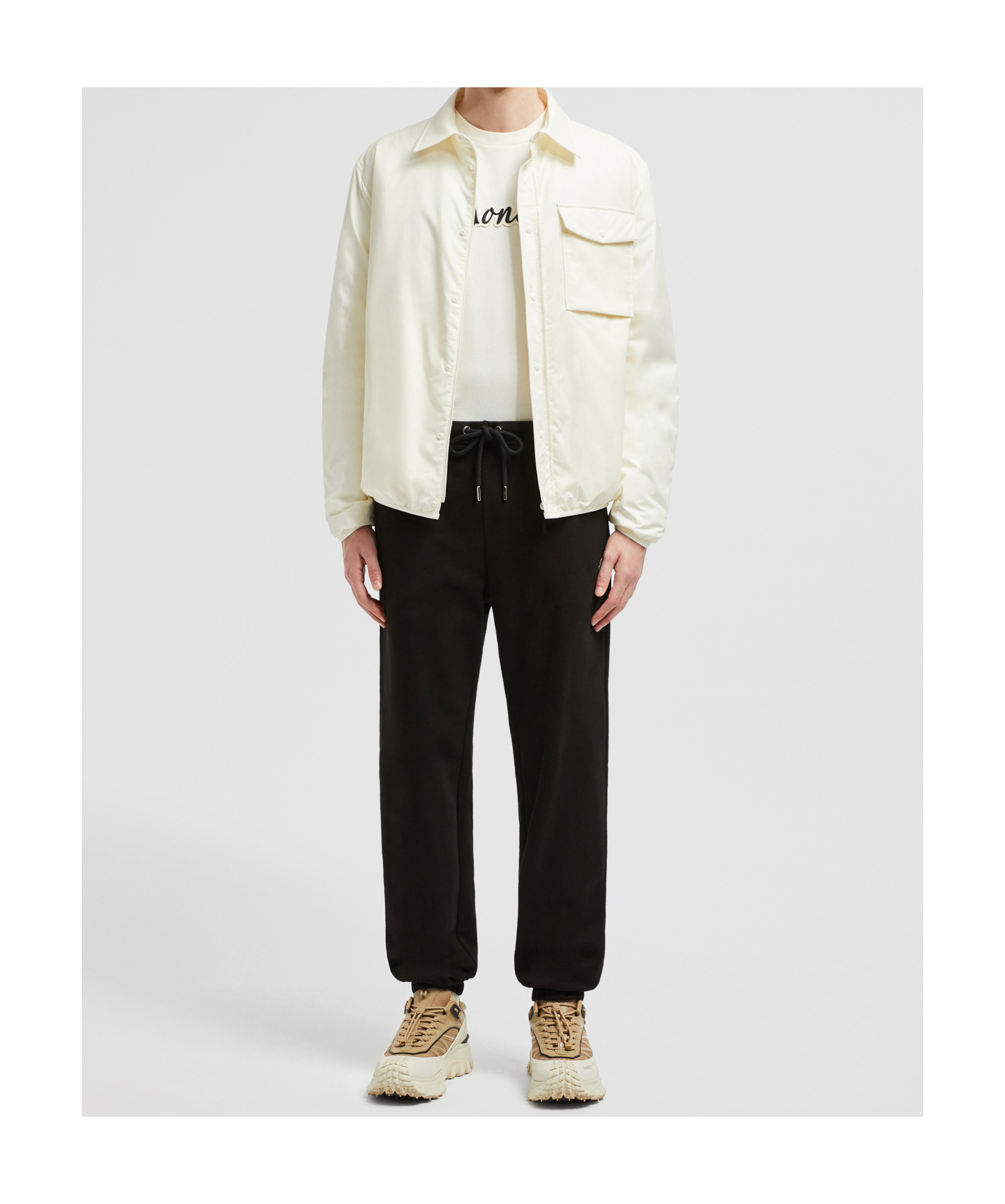 Moncler Tailored Trousers Multiple Pockets In Black