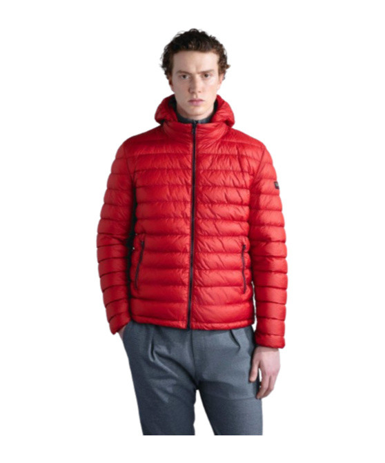 Paul & Shark Long-sleeved Down Jacket In Red