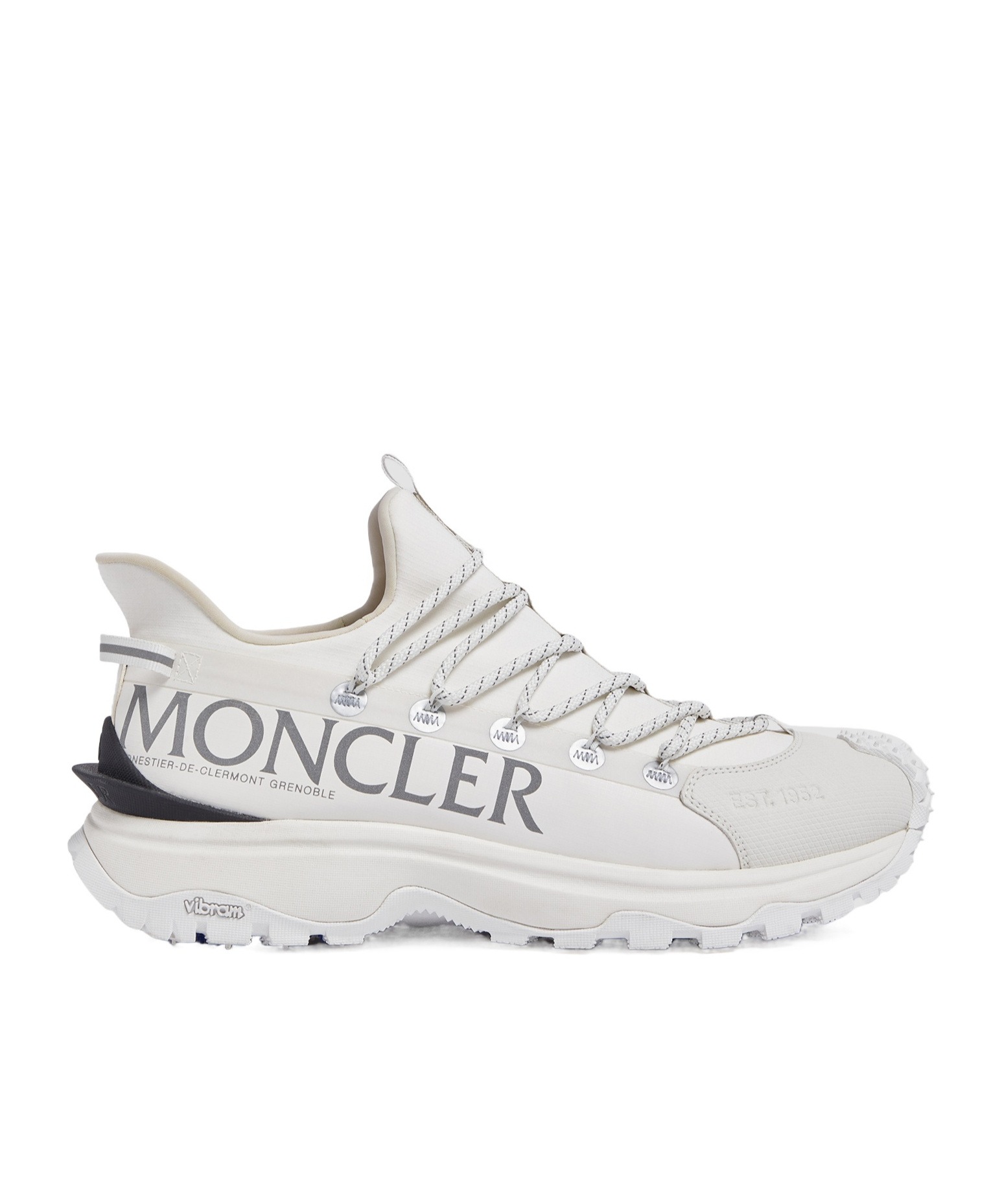 Moncler Rugged Design With Jagged Sole In White