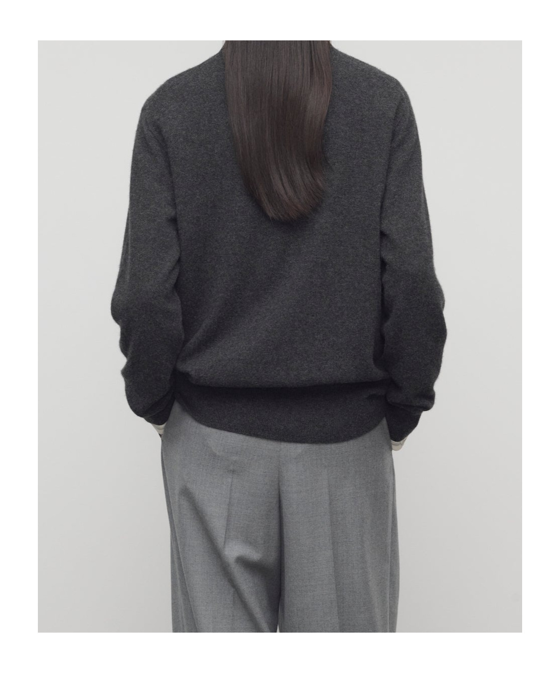 The Row Lillia Cardigan In Cashmere In Black