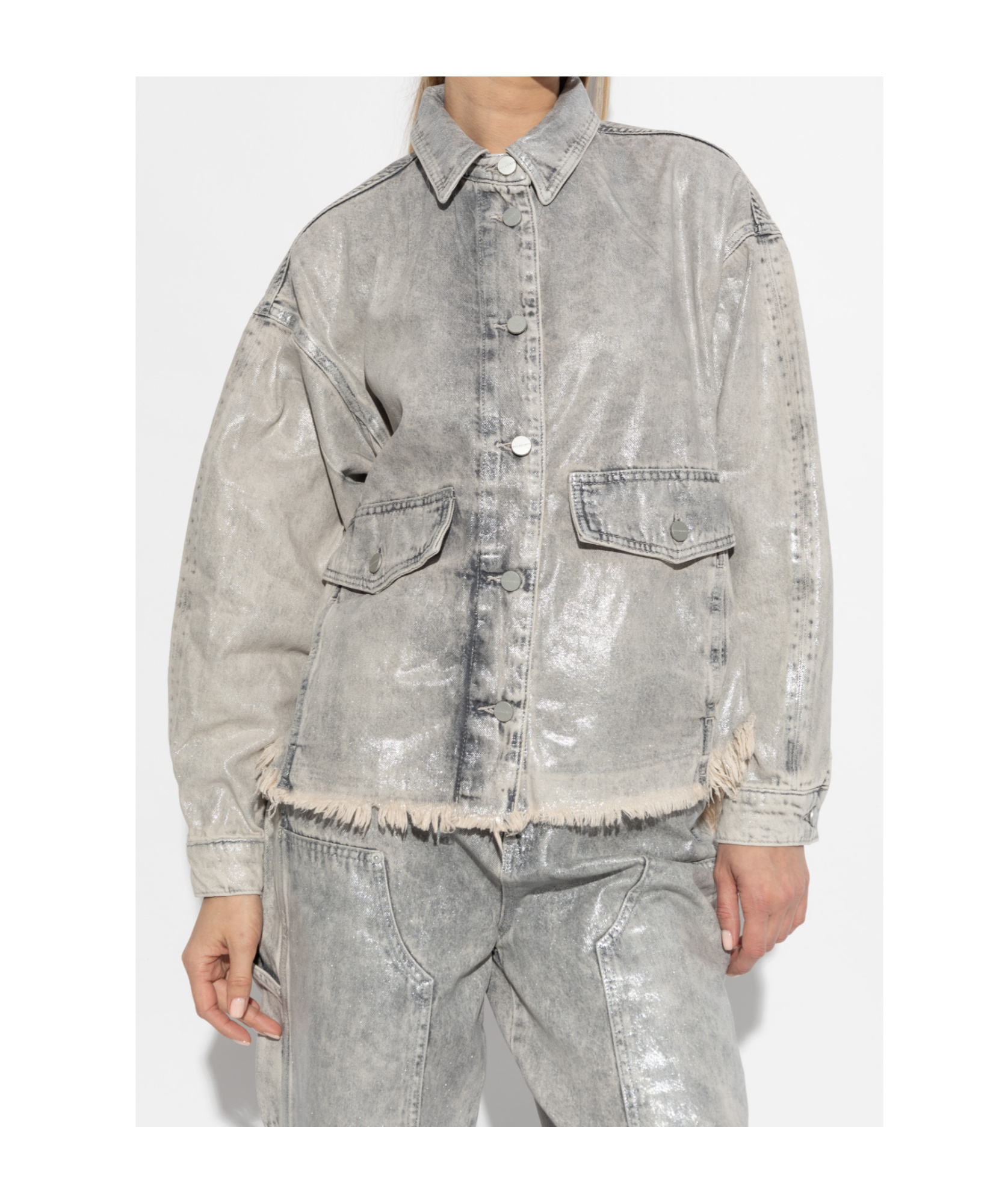 Allsaints Hettie Jacket In Gray