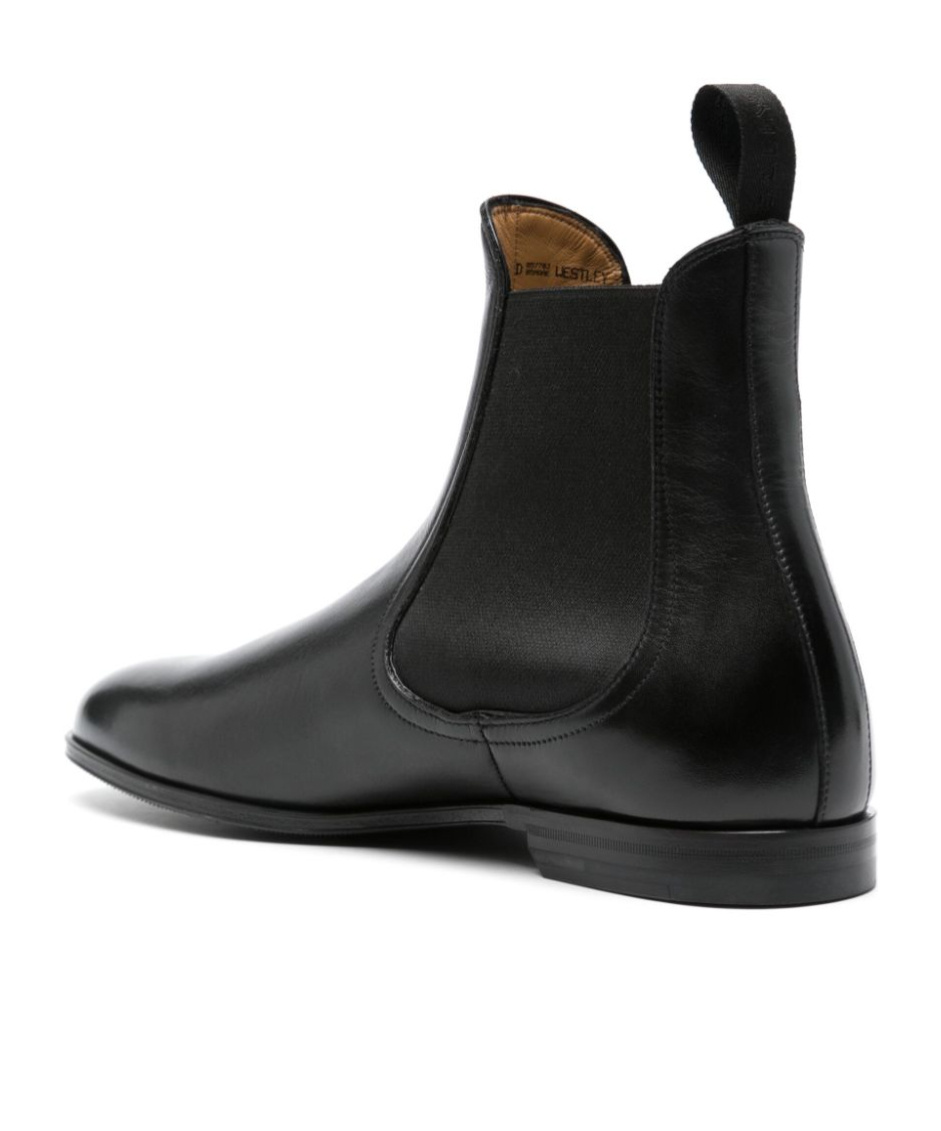 Shop Bally Round Head Boots In Black