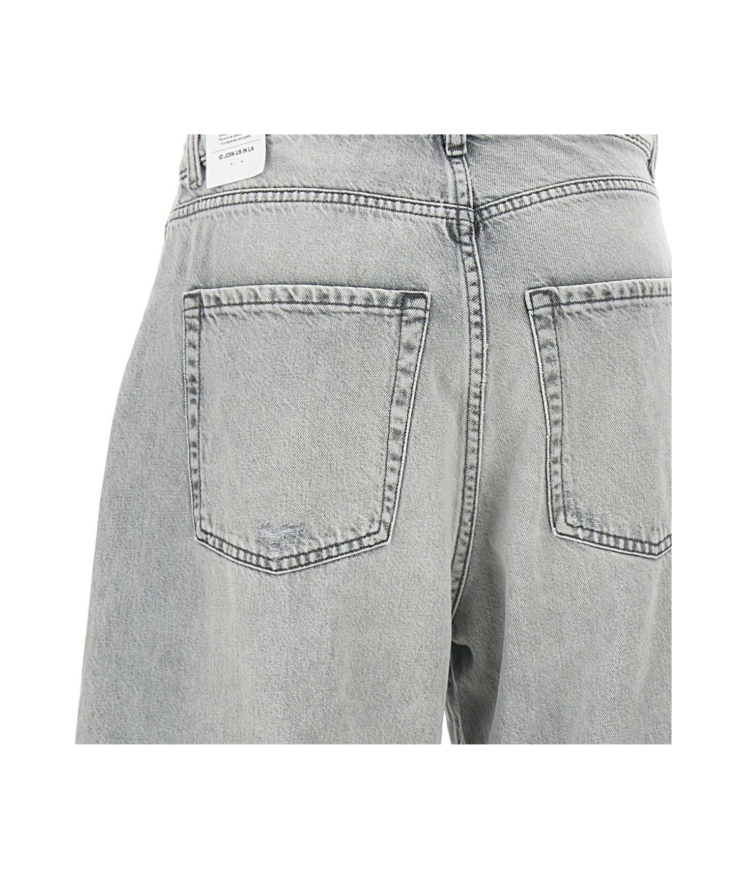Icon Denim Debby Stone Washed Wide Leg Jeans