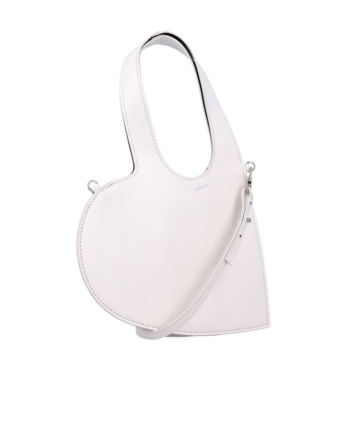 Shop Coperni Logo Crossbody Bag In White