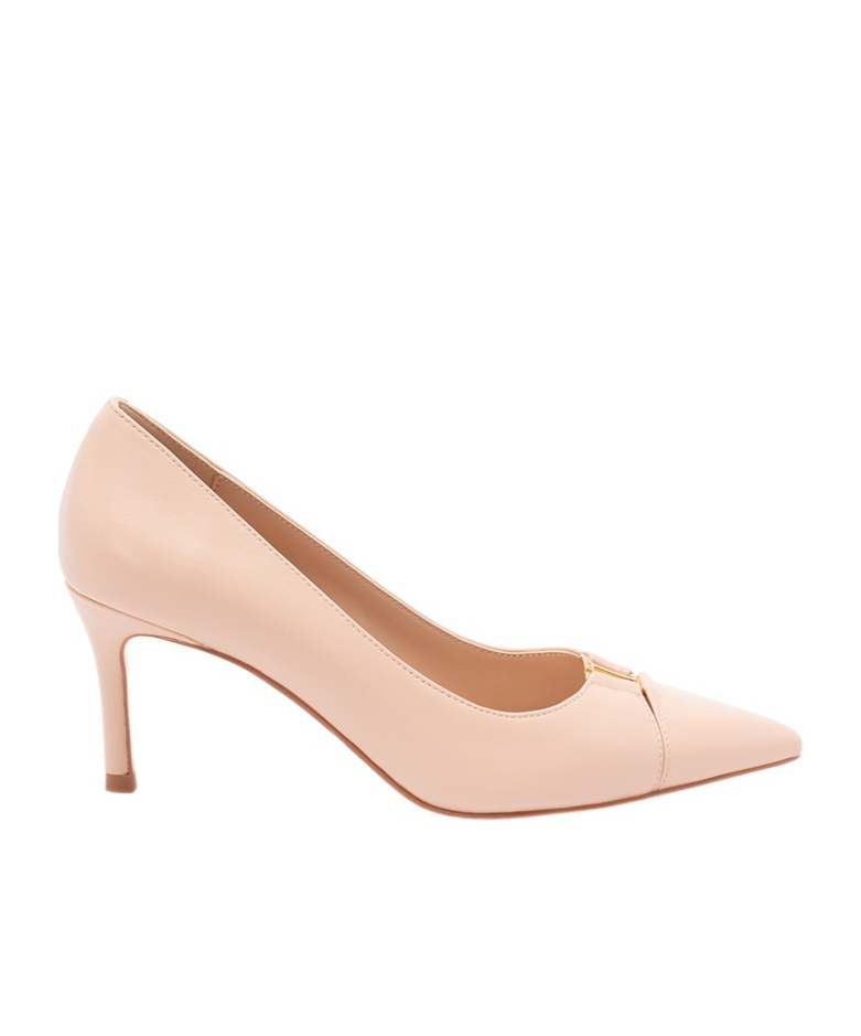 Twinset Twin-set Multicolour Polyurethane Pumps In Pink