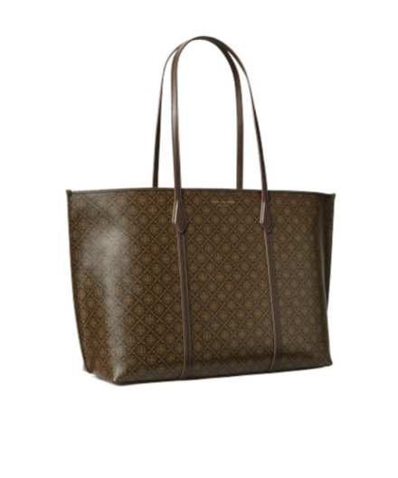Tory Burch Perry Logo Pattern Tote Bag