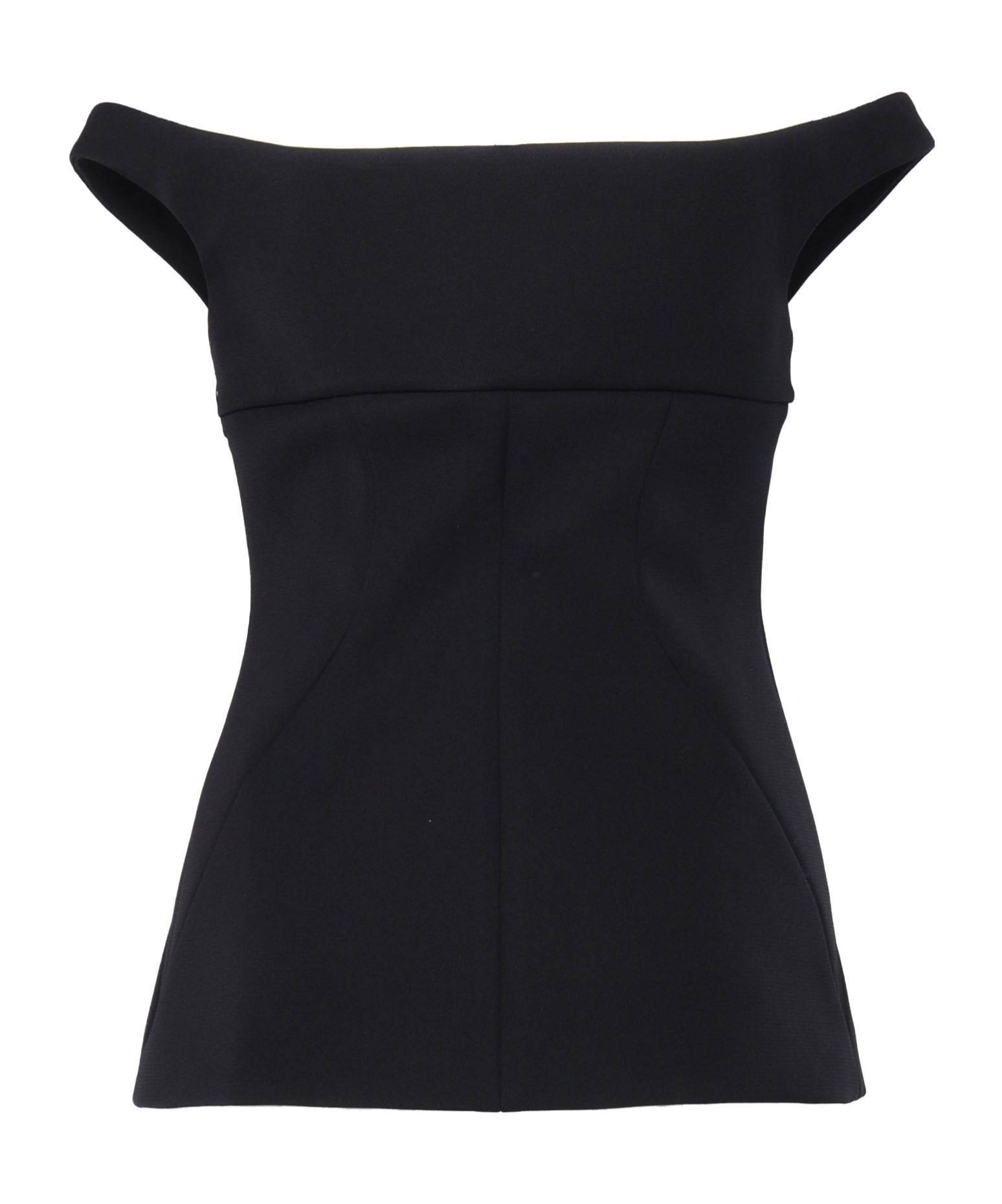 Philosophy Di Lorenzo Serafini Sweetheart Neck Blouse In Black