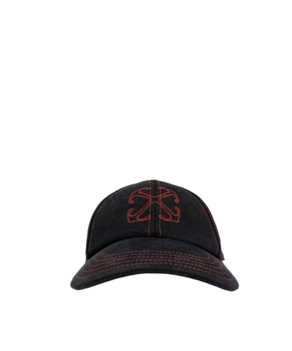 Off-white Arrow Den Baseball Cap In Black