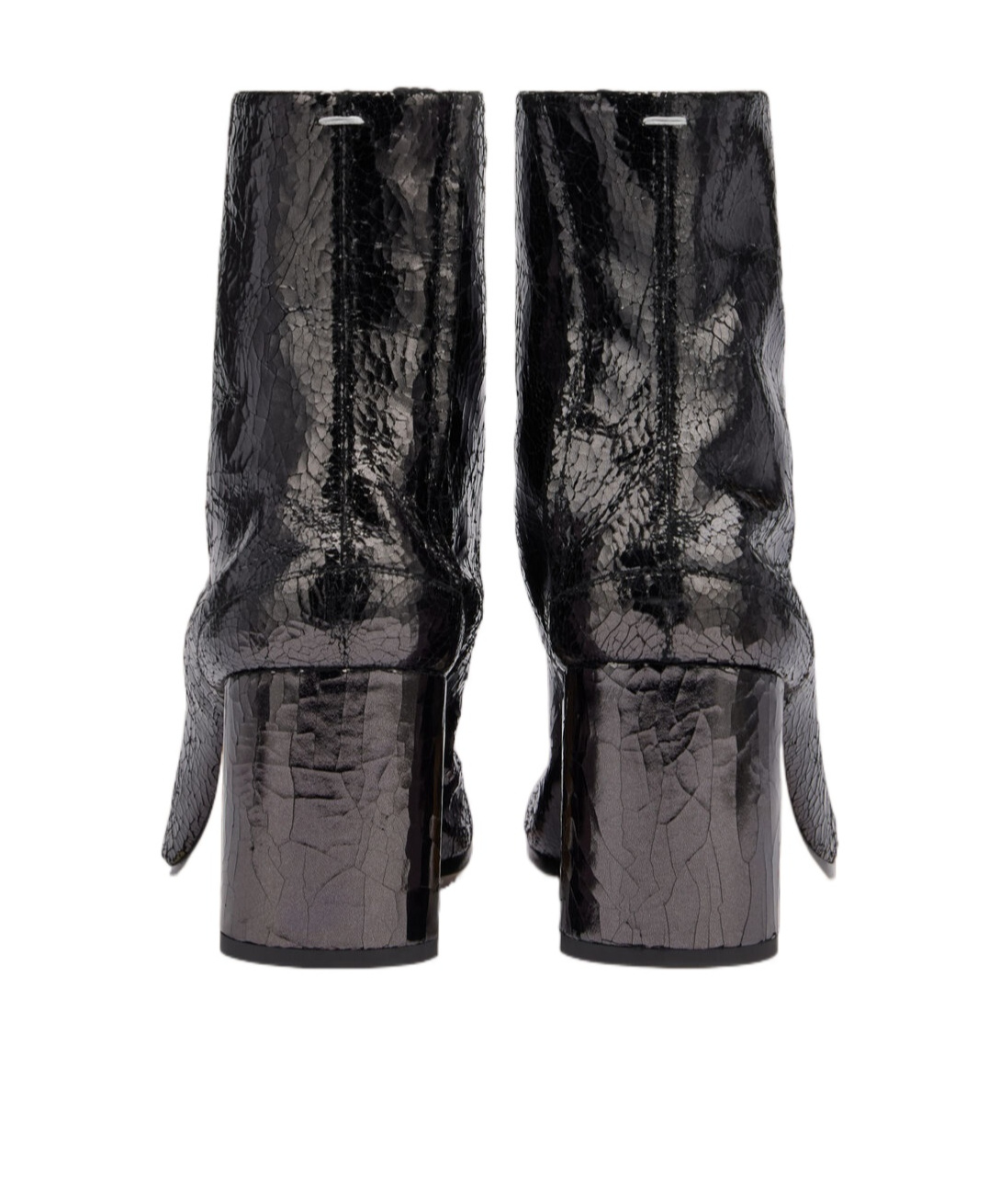 Maison Margiela Tabi Mirror 55mm Ankle Boots In Black