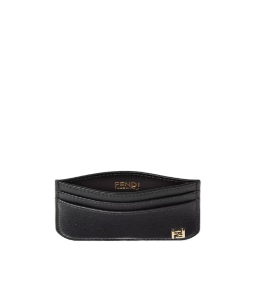 Fendi Ff Card Case In Black