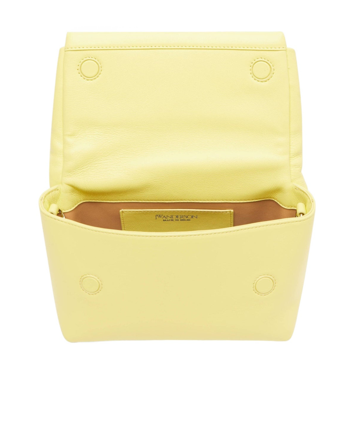 Jw Anderson Medium Bow Twister Tote Bag In Yellow