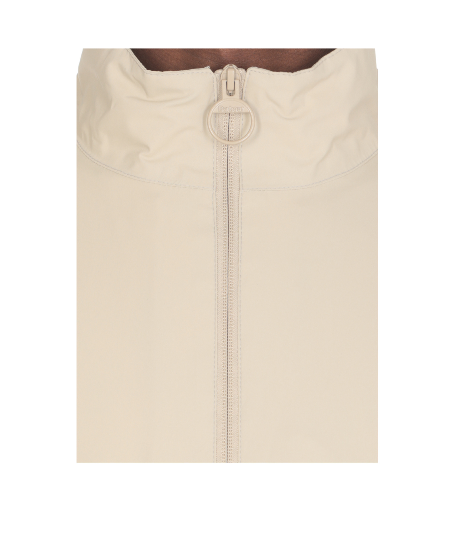 BARBOUR BARBOUR LOGO EMBROIDERED ZIPPED JACKET