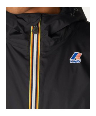 K-way Long-sleeved Casual Jacket In Black