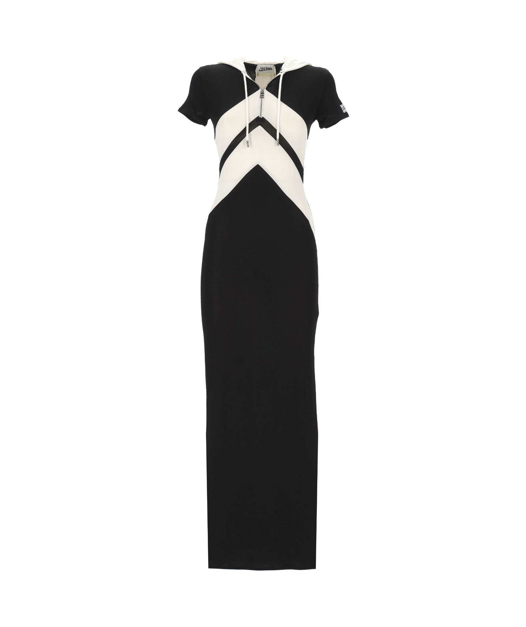 Jean Paul Gaultier Short Sleeve Dress In Black
