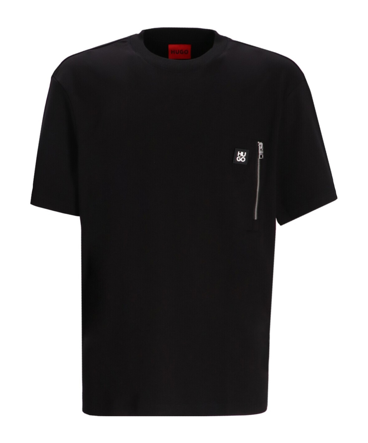 Hugo Boss Logo-patch T-shirt In Black