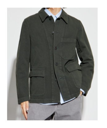 Dries Van Noten Long Sleeve Casual Jacket In Gray