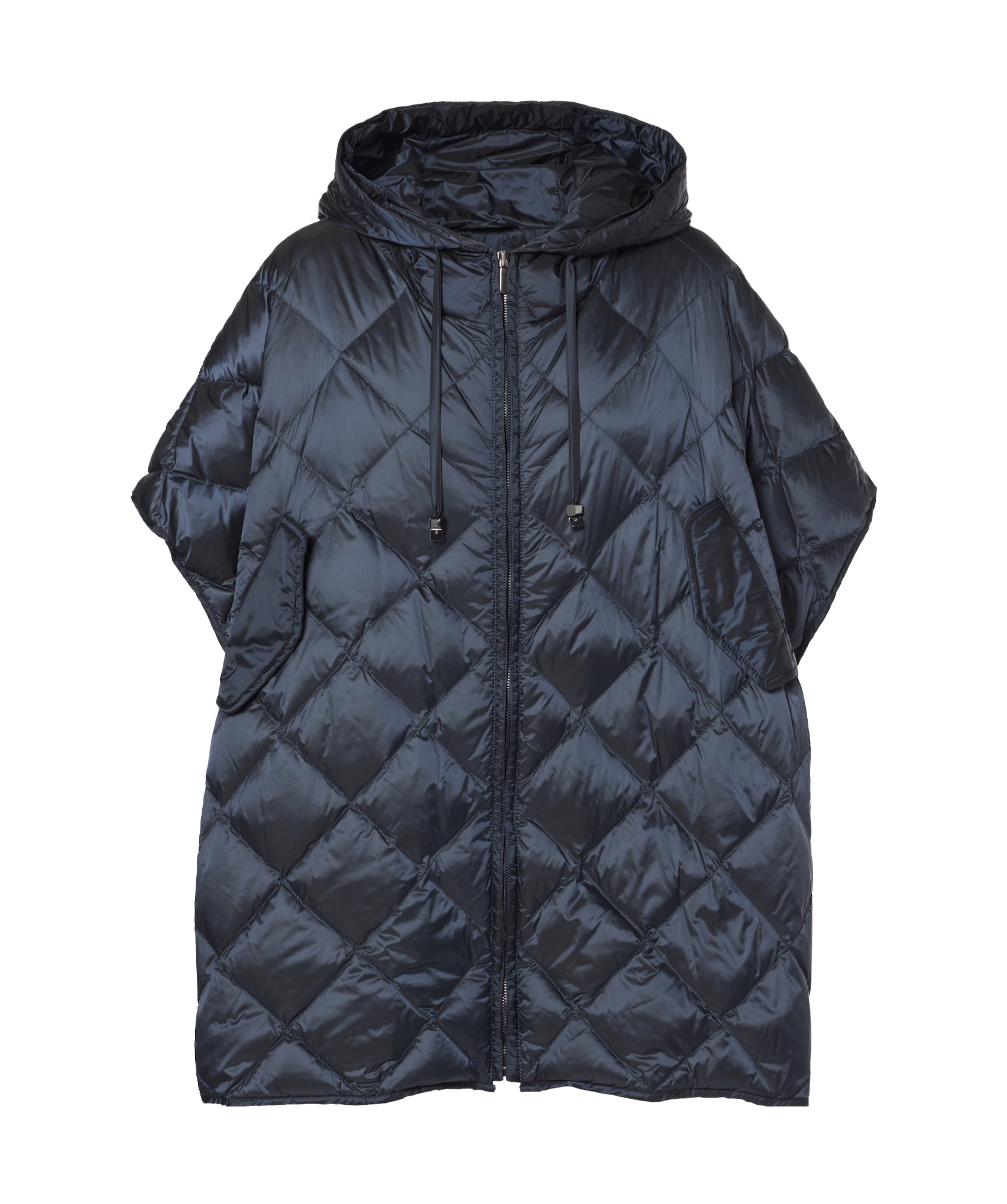 Max Mara Down The Cube Quilted Jacket In Black