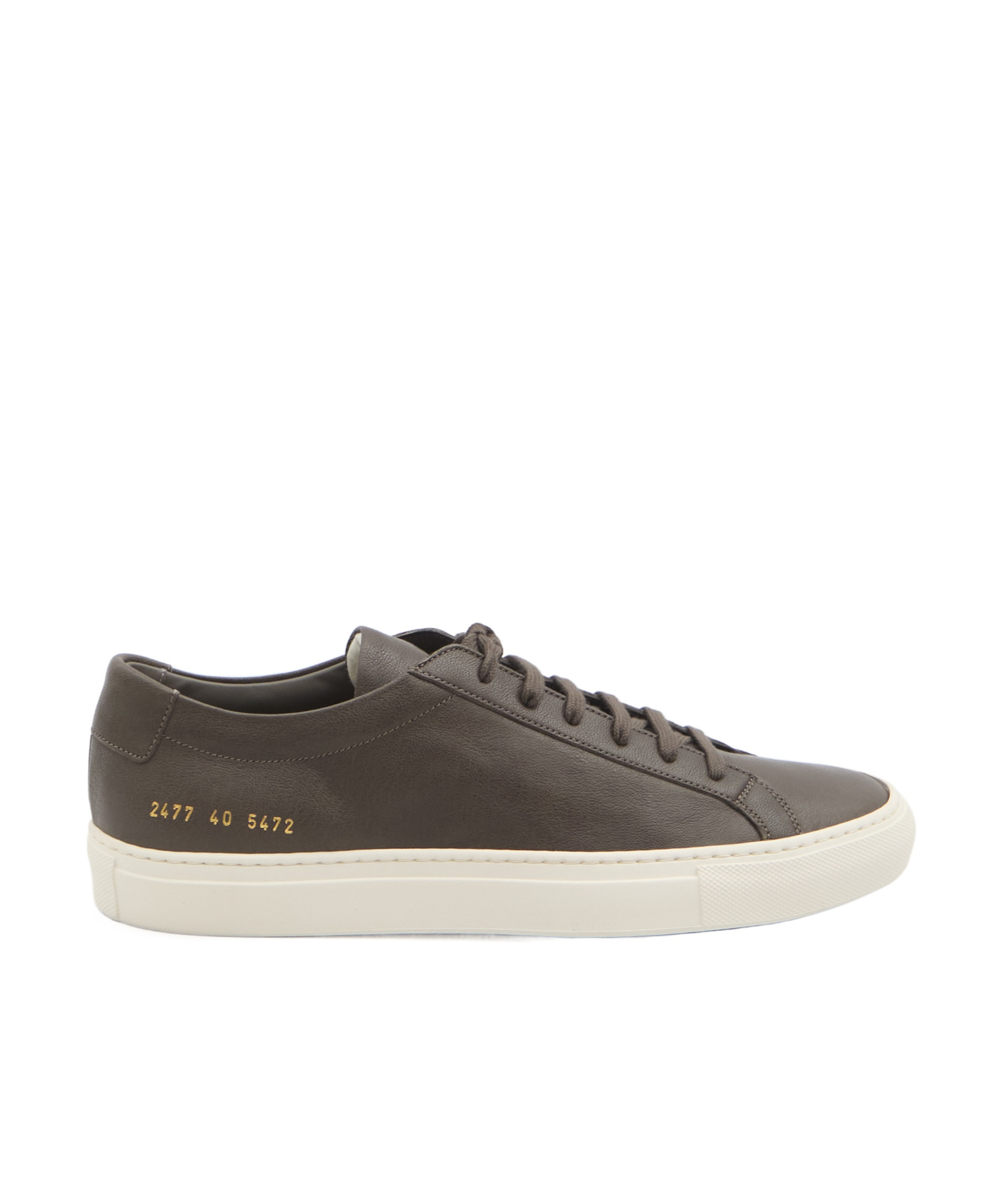Common Projects Gray Summer Achilles Sneakers In White