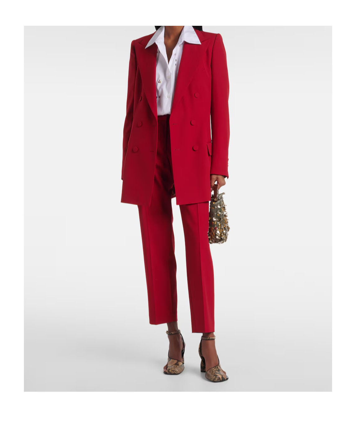 Dries Van Noten Straight Casual Pants In Red