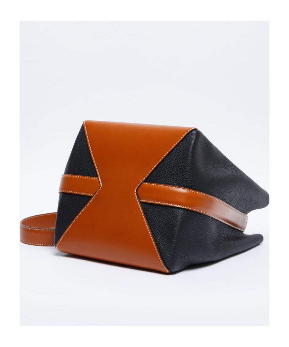 Max Mara Medium Bucket Bag In Multicolor