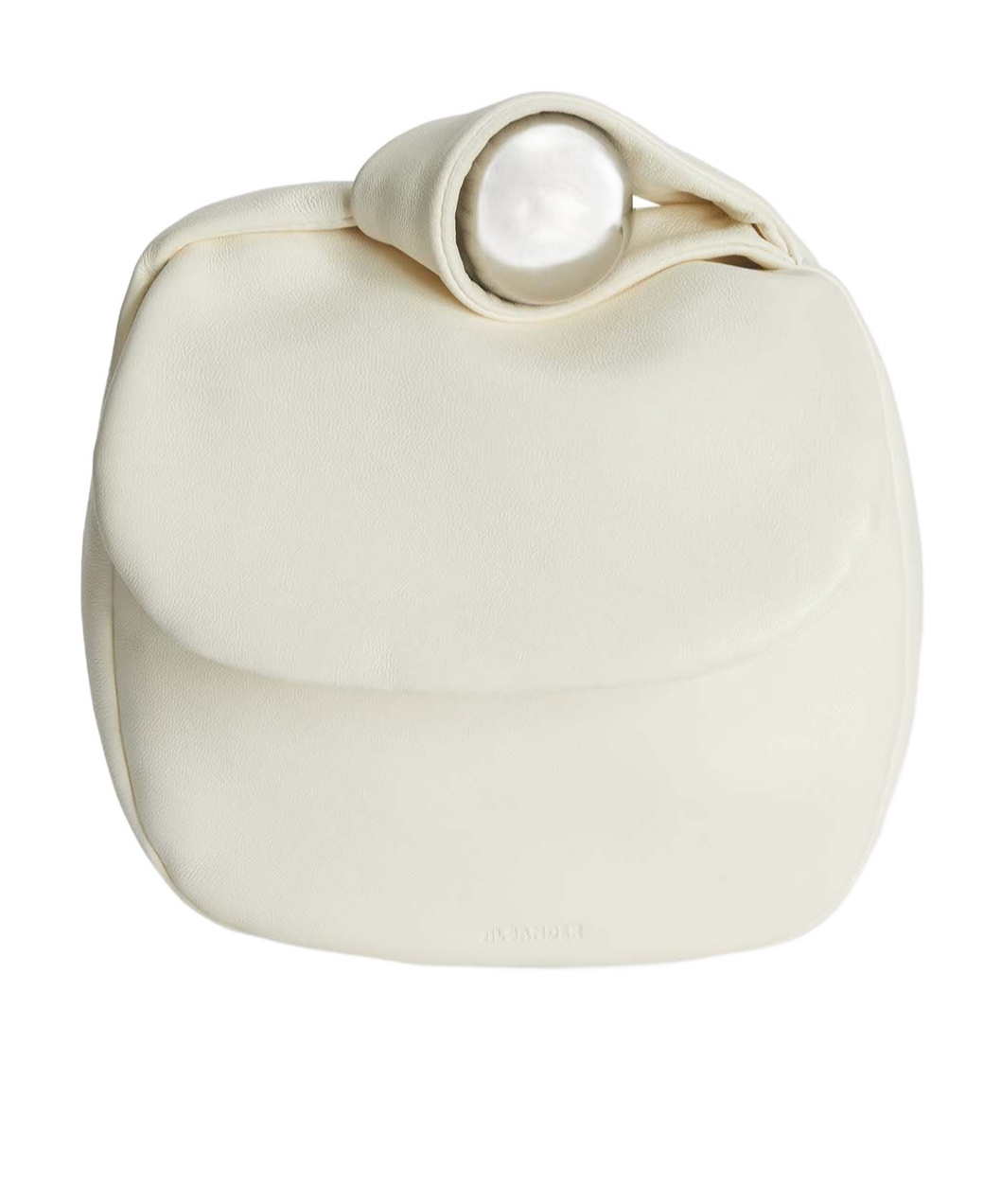Shop Jil Sander Sphere Pouch In White