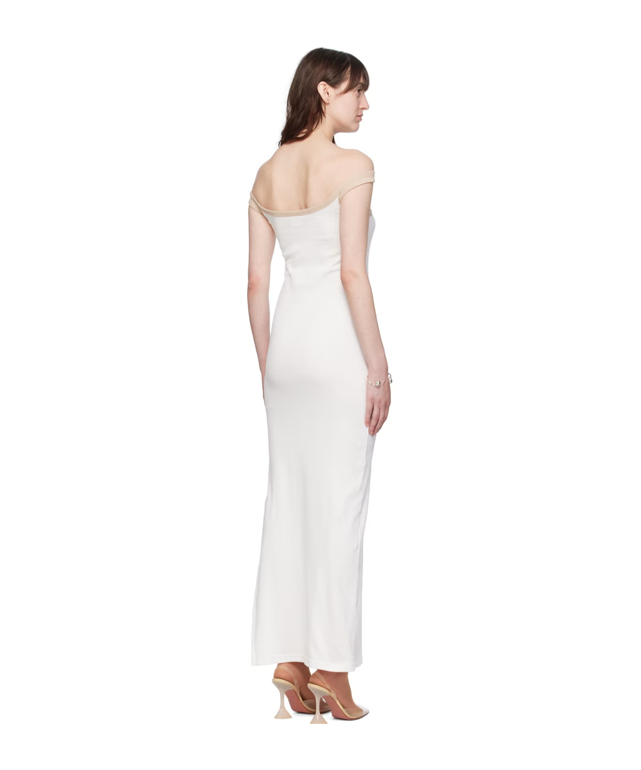 Courrèges One-collar Dress In White