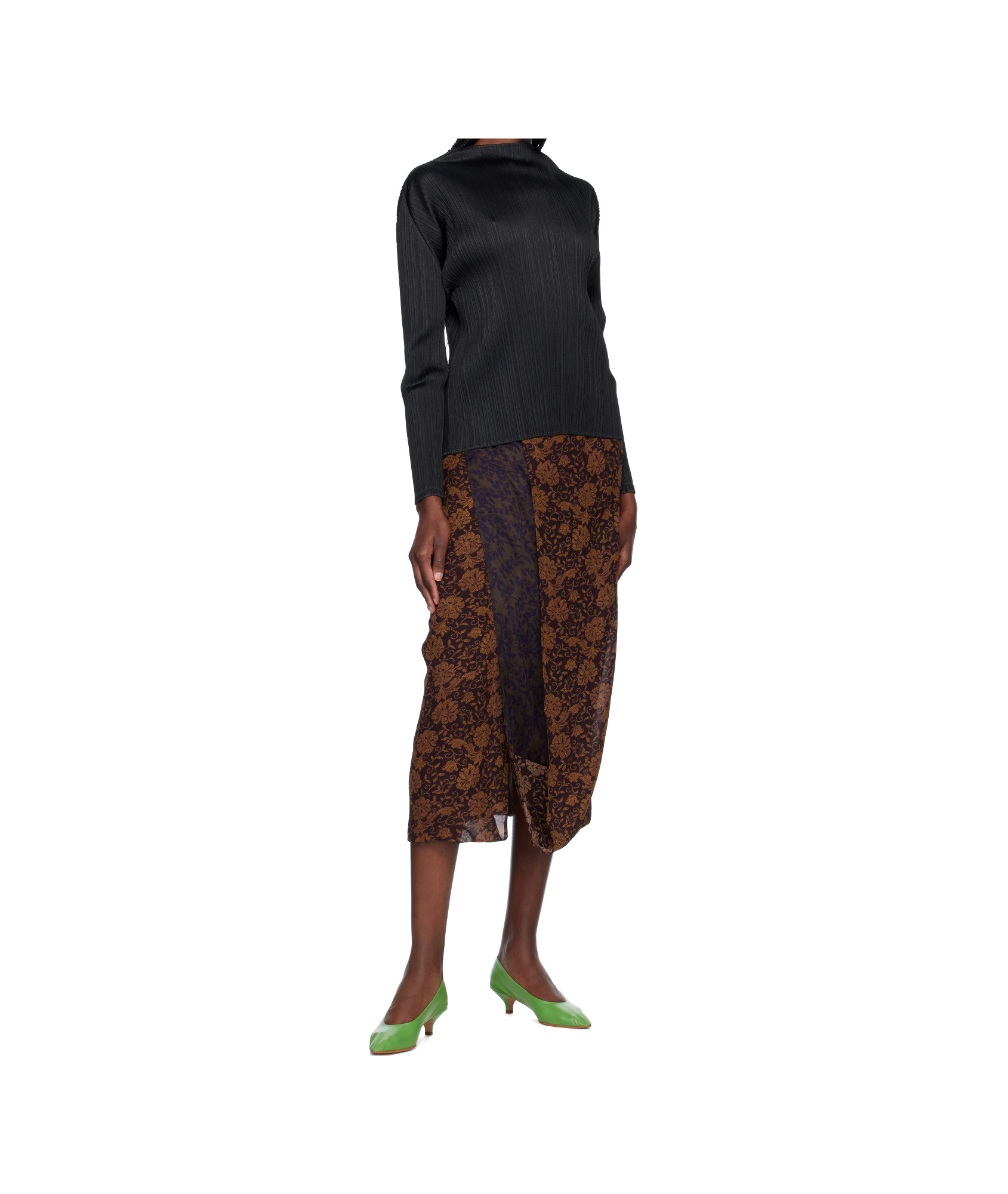 Shop Issey Miyake Monthly Colors: February Blouse In Black