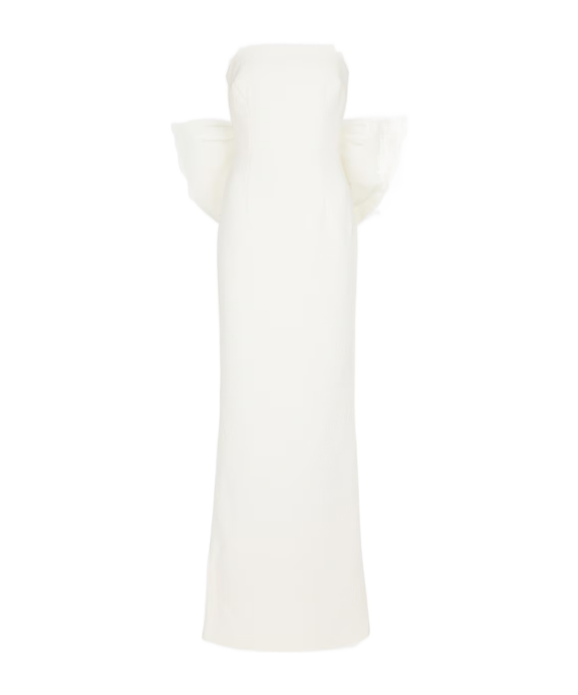 Rebecca Vallance Bridal Rosette Crêpe Gown In White
