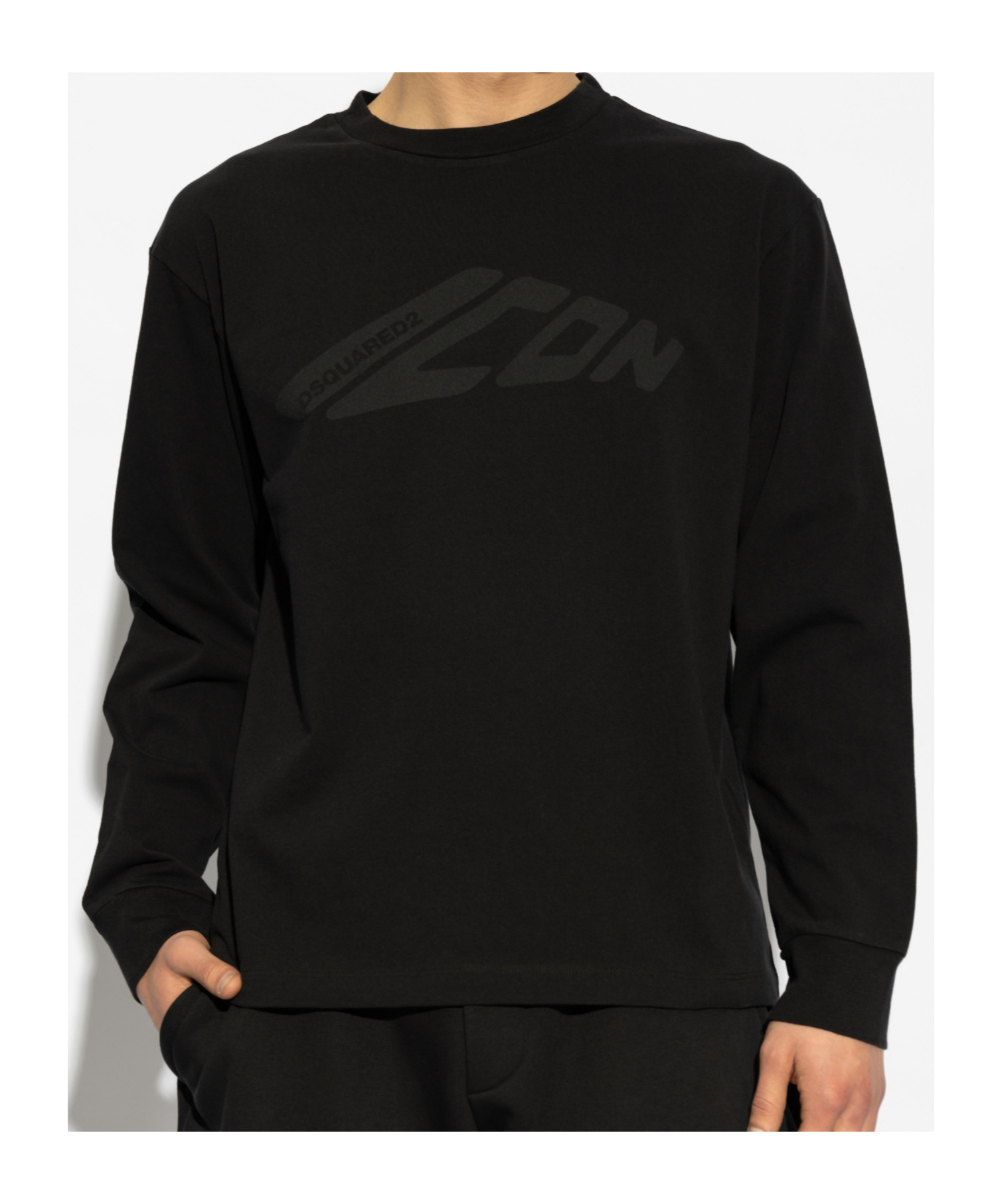 Shop Dsquared2 Icon Sweatshirt In Black