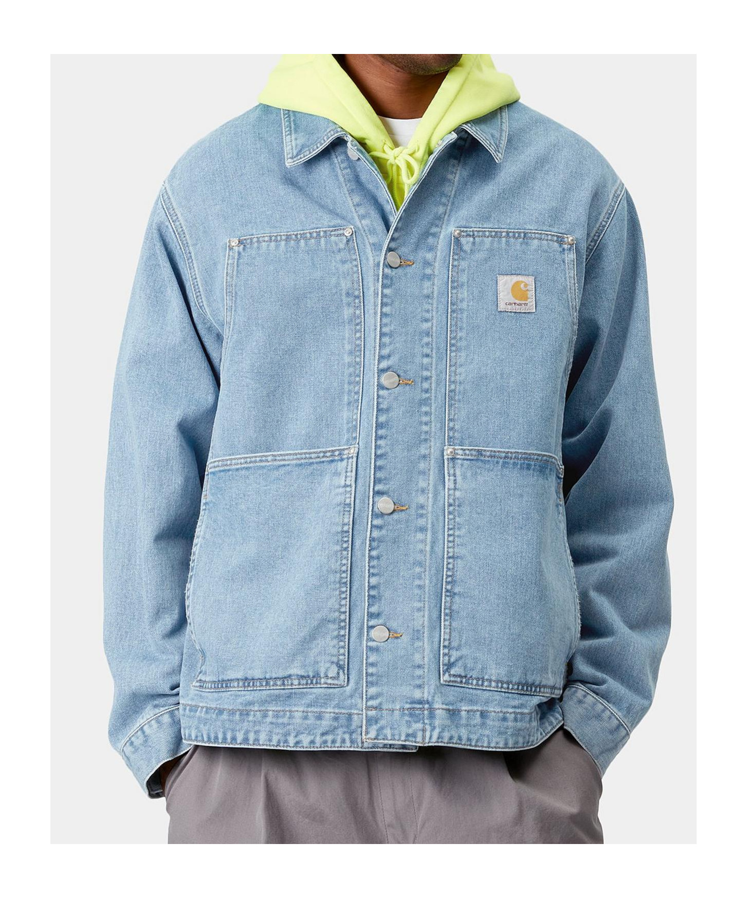 Carhartt Og Double Front Denim Jacket In Blue