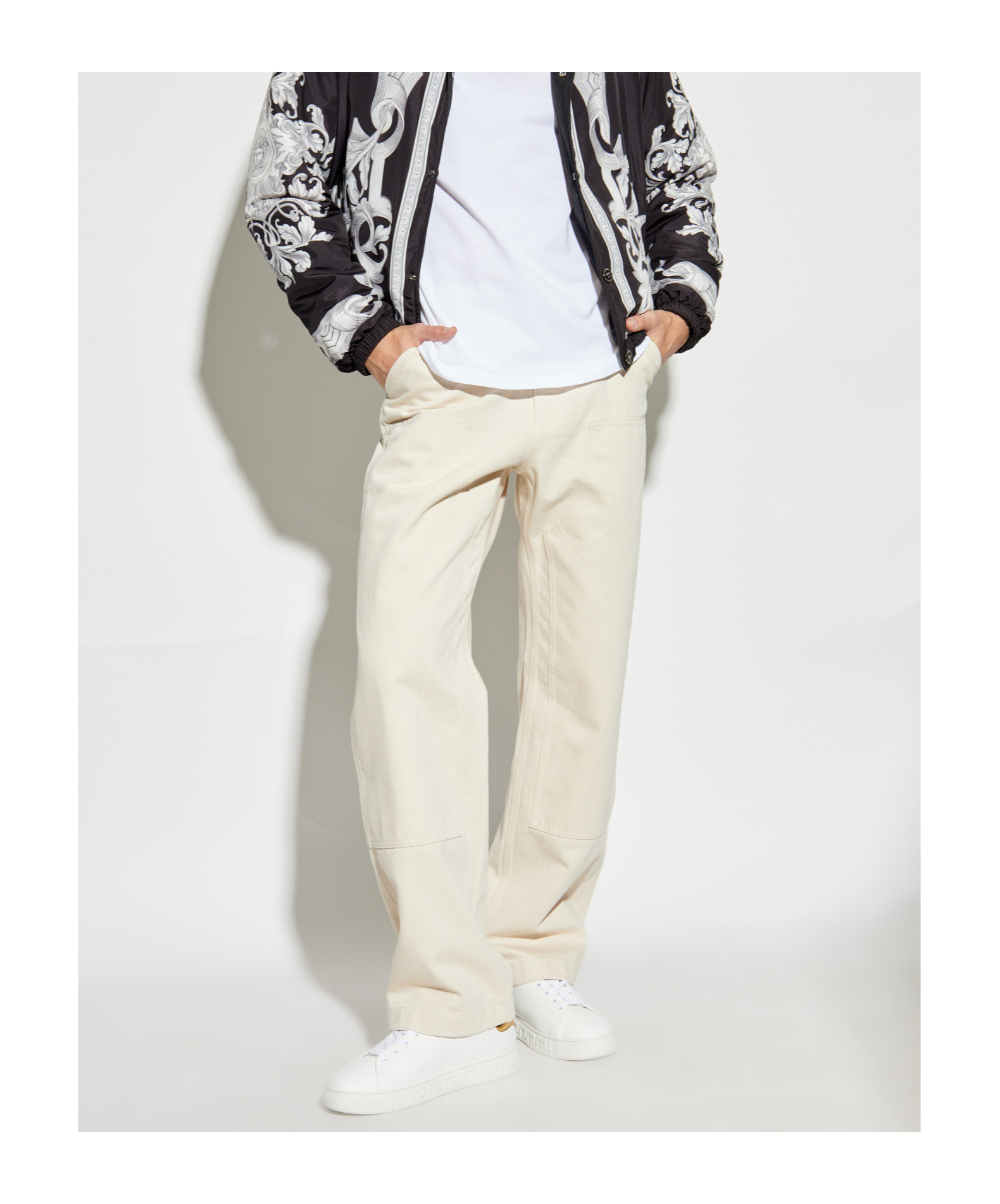 Versace Logo-patch Utility Trousers