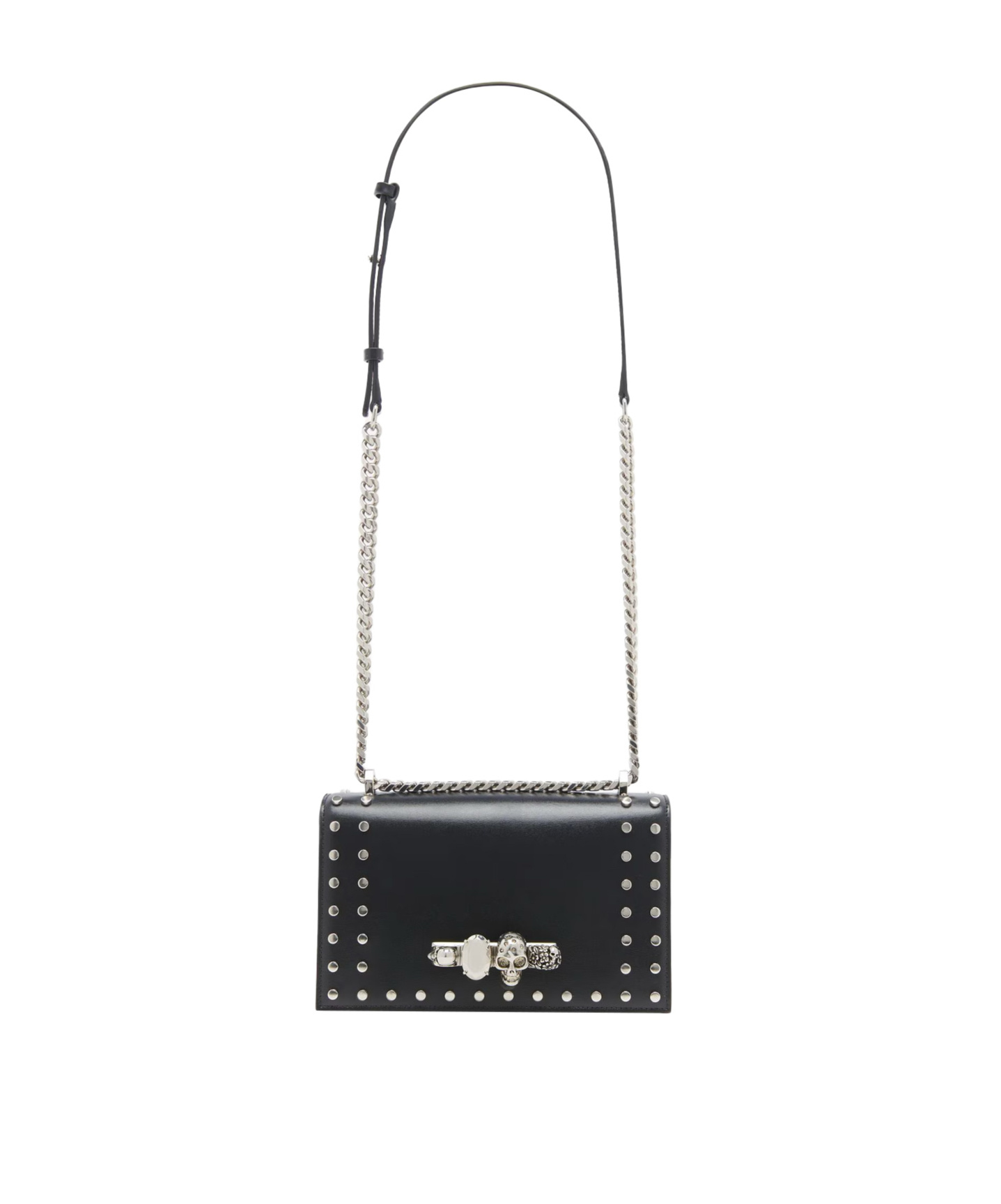 Alexander Mcqueen Jewelled Satchel Mit Nietenverzierung Für Damen In Schwarz In Black