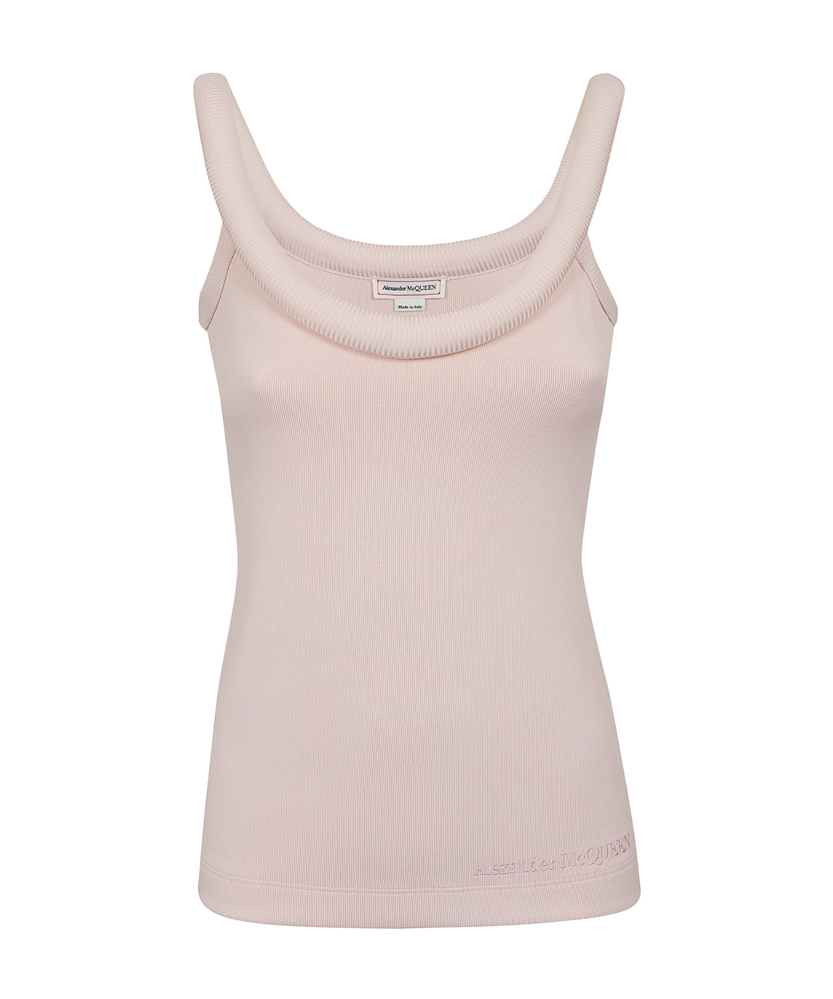 Alexander Mcqueen 3d-detailing Sleeveless Top In Pink