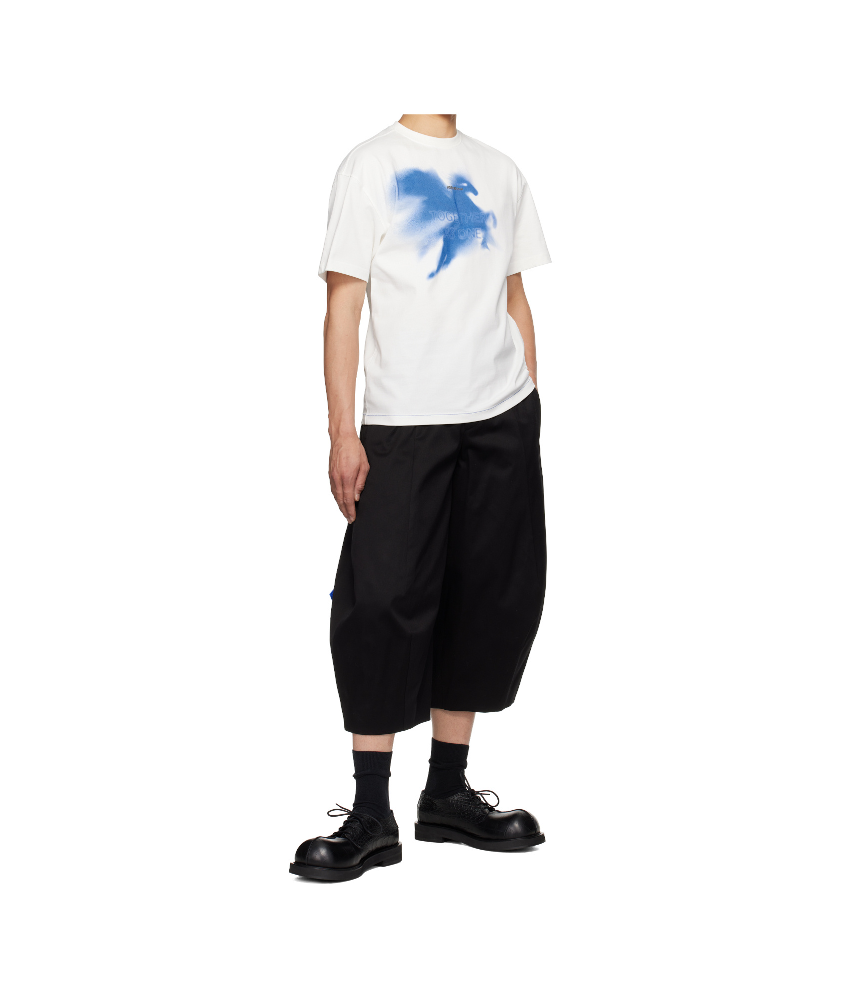 Ader Error Short-sleeved T-shirt In Off White