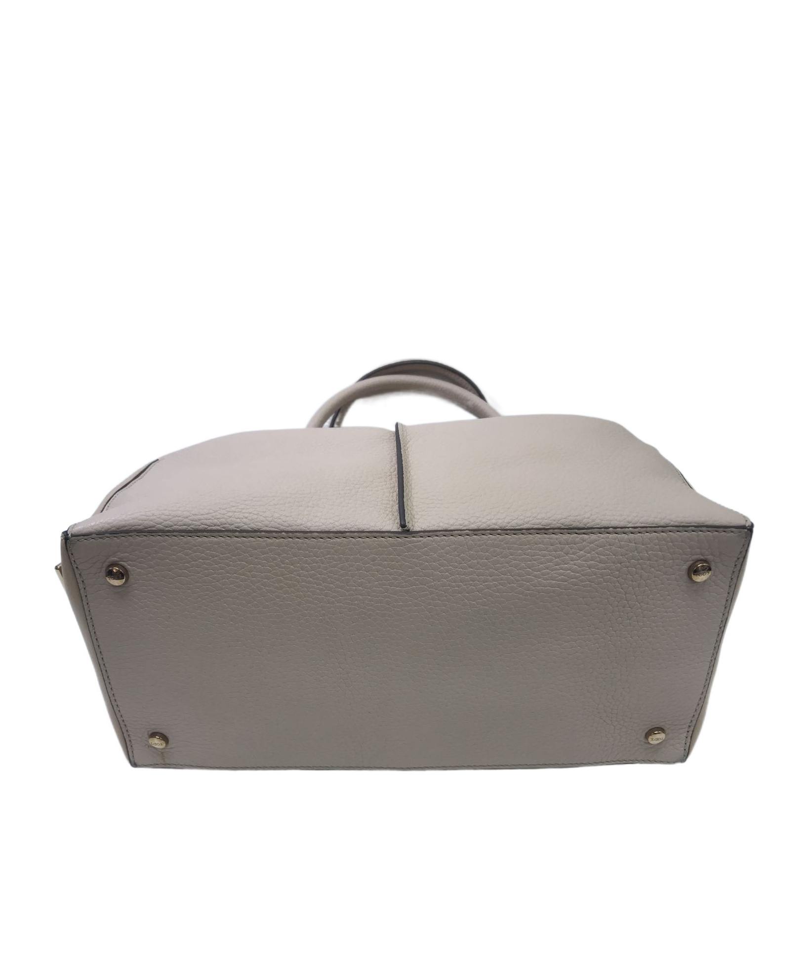Tod's Zippered Shoulder Bag In Gray
